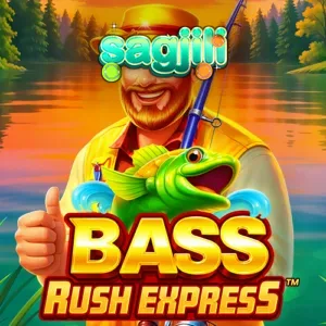 Bass Rush Express slot interface na may temang pangingisda